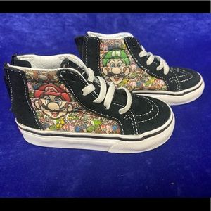 Vans Sk8-Hi Nintendo Mario/Luigi Game Over unisex Toddler